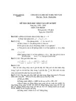 đề ôn luyện thi vào lớp 10  toán, đề số 53