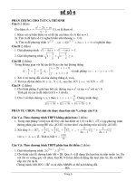 Đề thi thử đại học môn Toán (15)