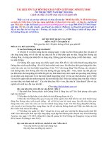 Tài liệu ôn thi Văn năm 2015-2016