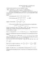 thi thử đại học môn toán, đề 62