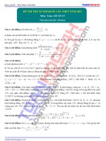 đề thi thử môn toán 2015 số 19 của toanhoc24h