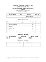 Ngân hàng đề thi tốt nghiệp phần thực hành ngành công nghệ ô tô đề số  (22)