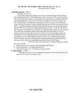 ĐỀ THI THỬ TỐT NGHIỆP THPT NĂM 2013 2014 Môn Ngữ văn