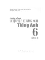 Tài liệu bổ trợ luyện tập kỷ năng nghe tiếng Anh 6