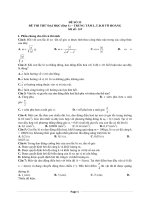 đề thử thử đại học môn vật lý các trường chuyên THPT trên toàn quốc đề số  (10)