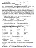 Đề khảo sát chất lượng môn Tiếng Anh lớp 12 ôn thi THPT Quốc gia số 240