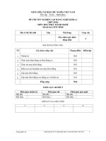 Ngân hàng đề thi tốt nghiệp phần thực hành ngành công nghệ ô tô đề số  (47)