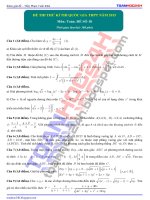 đề thi thử môn toán 2015 số 18 của toanhoc24h