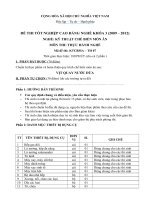 ĐỀ thi tốt nghiệp cao đẳng nghề ngành kỹ thuật chế biến món ăn phần thực hành và đáp án mã   (4)