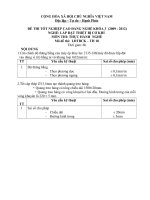 ĐỀ thi tốt nghiệp cao đẳng nghề ngành lắp đặt thiết bị cơ khí phần thực hành và đáp án mã   (18)