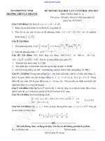 thi thử toán 2013 trường lý thái tổ