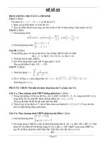 Đề thi thử đại học môn Toán (34)