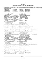 đề thi thử tiếng anh đại học các trường THPT chuyên trên toàn quốc đề số (8)