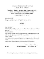 Đề thi tốt nghiệp cao đẳng nghề phần lý thuyết ngành quản trị  doanh nghiệp vừa và nhỏ đề số  (8)