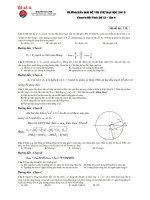 Đề thi thử đại học môn Vật Lý (15)