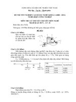 bộ đề thi tốt nghiệp phần lý thuyết cao đẳng nghề ngành điện công nghiệp đề số  (42)