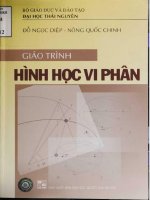 Giáo trình hình học vi phân