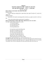 Đề thi thử cao đẳng đại học các trường THT chuyên trên toàn quốc môn văn (4)