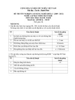 ĐỀ thi tốt nghiệp cao đẳng nghề ngành lắp đặt thiết bị cơ khí phần thực hành và đáp án mã   (5)