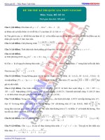 đề thi thử môn toán 2015 số 14 của toanhoc24h