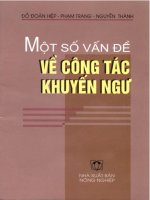 Ebook Một số vấn đề về công tác khuyến ngư- Phần 1 - NXB Nông nghiệp
