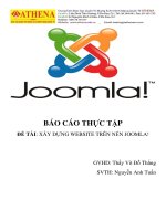 XÂY DỰNG WEBSITE TRÊN NỀN JOOMLA!