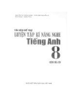 Tầi liệu bổ trợ luyện tập kỷ năng nghe tiếng anh 8