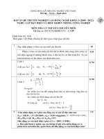 ĐỀ thi tốt nghiệp cao đẳng nghề ngành kỹ thuật lắ đặt và điều khiển trong công nghiệp phần lý thuyết và đáp án mã   (9)