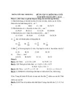 đề ôn tập và kiểm tra toán cuối năm lớp 5 số 11