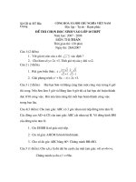 đề ôn luyện thi vào lớp 10  toán, đề số 71