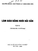 Ebook Làm giàu bằng nuôi hải sản (Tập II)- Phần 1 - NXB Nông nghiệp