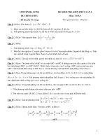 đề toán lần 1 chuyên Hạ long