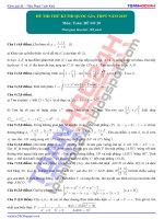 ĐỀ THI THỬ KỲ THI QUỐC GIA MÔN TOÁN  2015 (2)