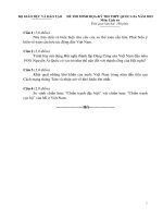 Đề thi đại học môn Lịch Sử (2)