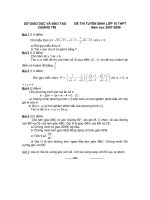 đề ôn thi vào lớp 10 môn toán tham khảo, đề  41