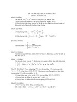 thi thử đại học môn toán, đề 73