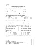 Kiểm tra định kì cuối học kì II Môn TOÁN lớp 2