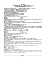 đề thi thử đại học môn sinh các trường THPT trên toàn quốc đề số  (3)