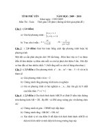 đề ôn thi vào lớp 10 môn toán tham khảo, đề  50