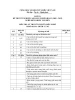 Đề thi tốt nghiệp cao đẳng nghề phần lý thuyết kèm hướng dẫn ngành điều khiển tàu biển đề số  (2)