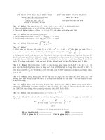 đề toán thi thử lần 1 năm 2015 chuyên Hùng Vương
