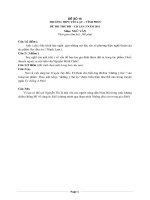 Đề thi thử cao đẳng đại học các trường THT chuyên trên toàn quốc môn văn (14)