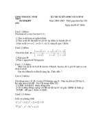 đề ôn thi vào lớp 10 môn toán tham khảo, đề  49