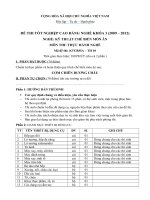 ĐỀ thi tốt nghiệp cao đẳng nghề ngành kỹ thuật chế biến món ăn phần thực hành và đáp án mã   (7)