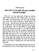 Ebook Sổ tay hướng dẫn nuôi cá nước ngọt- Phần 2 - KS. Nguyễn Duy Khoát