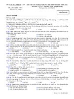 Đề thi đại học môn vật Lý (9)