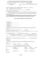 Đề thi tiếng anh lớp 9 học sinh giỏi sưu tầm tham khảo các huyện (3)