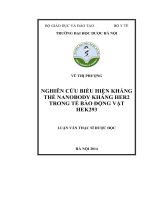 Nghiên cứu biểu hiện kháng thể nanobody kháng her2 trong tế bào động vật hek293