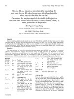 VCM 2012 10 Tìm tốc độ góc của rotor máy phát dị bộ nguồn kép để hiệu suất chuyển đổi năng lượng trong hệ thống phát điện  đồng trục trên tầu thủy đạt cực đại Caculating the angular speed of the doublyfed induction  machine rotor to maximize the energy co