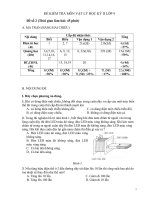 Đề kiểm tra học kì II lớp 9 môn Vật lý - Đề 2